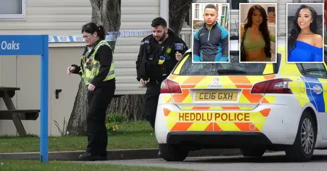 Police investigating noise complaints at a campground before a triple fatal