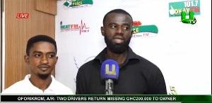 Netizens commend two generous drivers for returning GH200,000 cash to owner