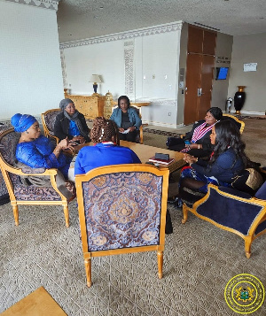 Ministers of gender from Ghana, Liberia, and Burundi hold bilateral meetings