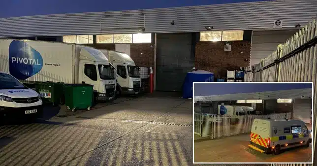 £5,000,000 stolen from bank after masked group entered under truck