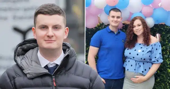 PC pushes his expectant girlfriend down stairs over a dislike for a child