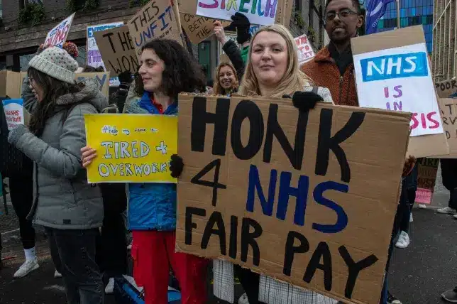 Junior doctors begin a three-day walkout before a massive week of strikes