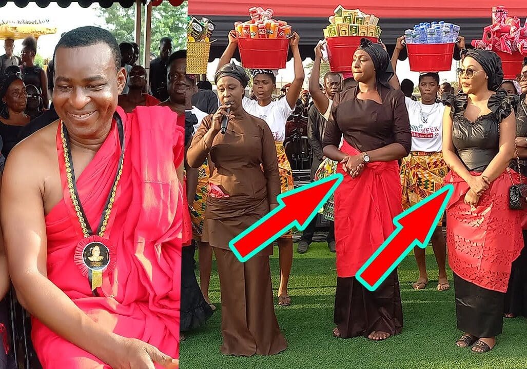 Wontumi’s wives jointly performed funeral rite for their mother-in-law