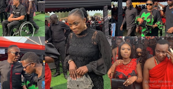 Some celebrities who attended Chairman Wontumi’s mother’s funeral