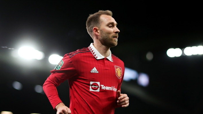 Eriksen to return from injury next month, Ten Hag says