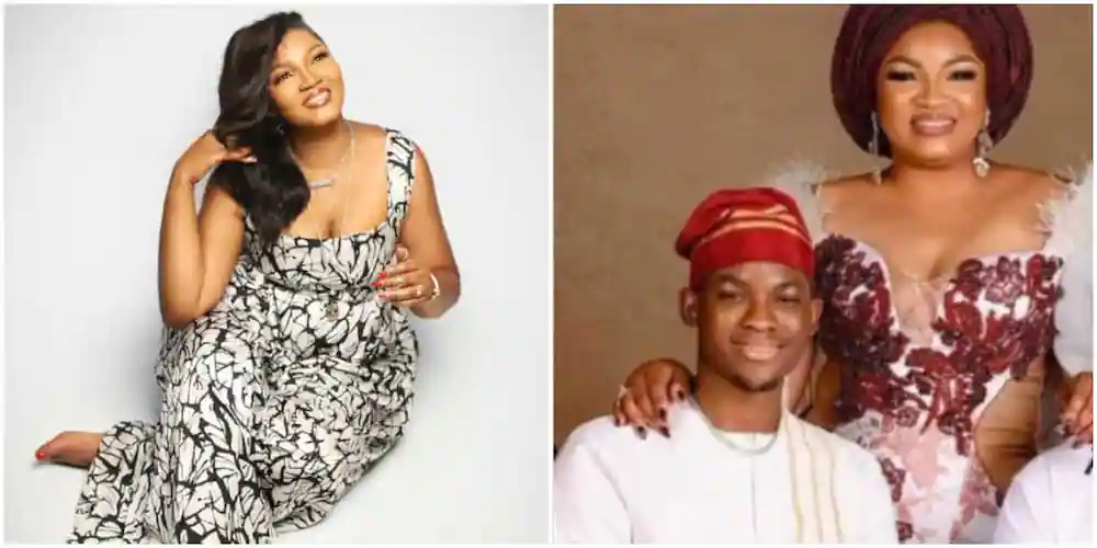 Actress Omotola flaunts her son, rides in his car for the 1st time