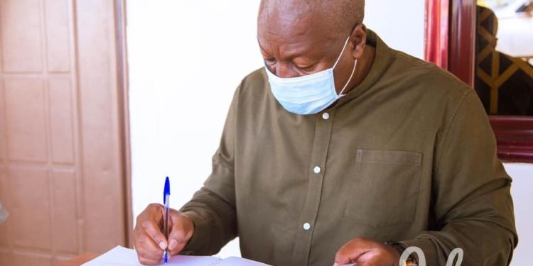 Mahama to submit nomination form March 21