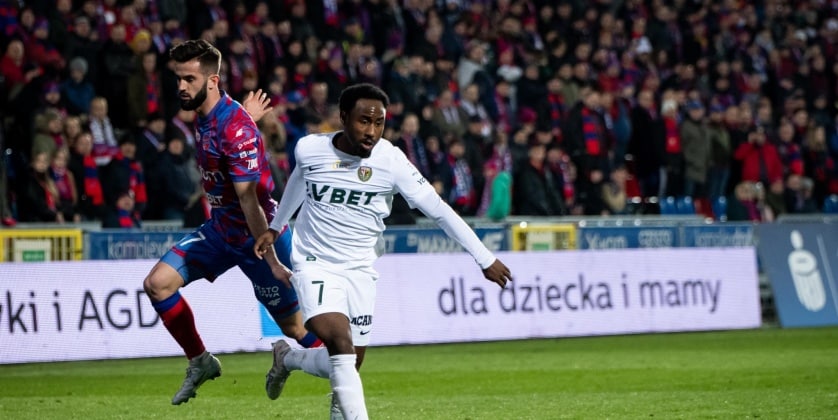 LSK Wrocaw loses to Raków on a goal by John Yeboah