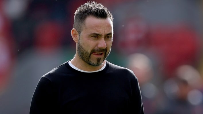 De Zerbi focused on making history at Brighton