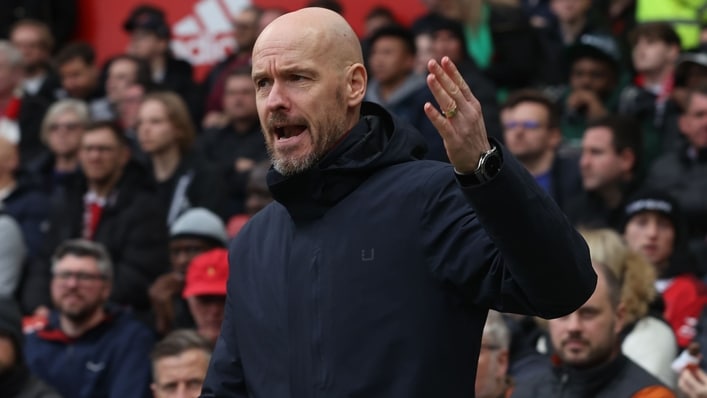 Ten Hag displeased with red card, penalty calls in draw with  Southampton 