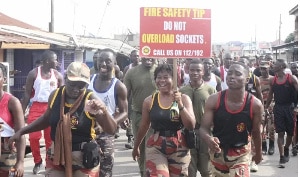 Fire Service launches safety awareness walk in Accra