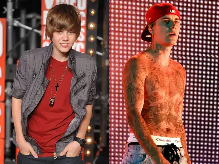 See Justin Bieber and 18 other celebrities’ shocking before and after tattoo transformations!