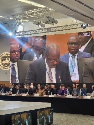 BoG Governor’s comments during the ACG meeting with the IMF Managing Director
