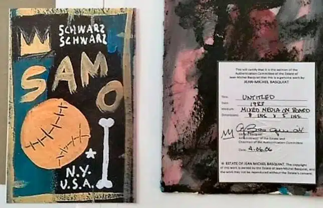 Auctioneer to plead guilty for selling fabricated Jean-Michel Basquiat artwork
