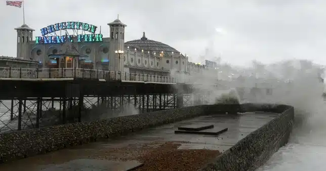 Body found after being taken away by a heavy storm
