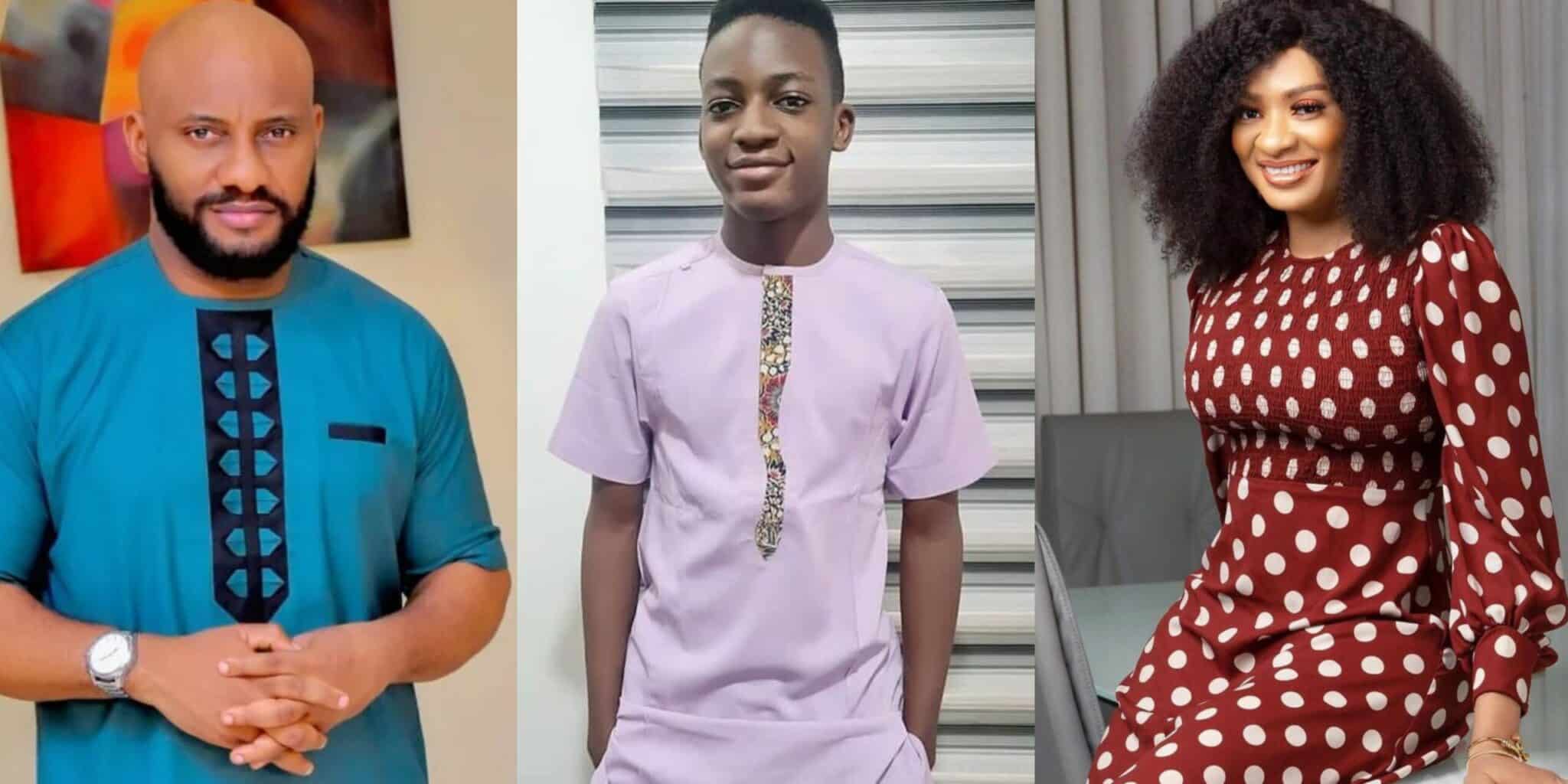 Celebrities mourn with Yul Edochie, wife as they lay their son to rest