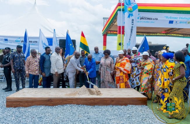Akufo-Addo cuts sod for vaccine manufacturing plant
