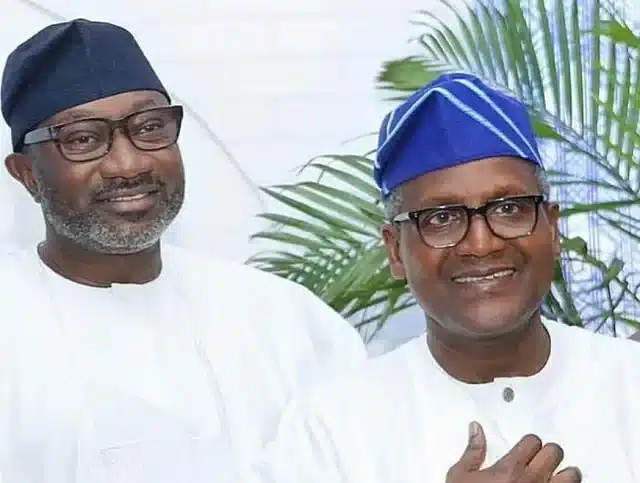Billionaire Otedola wishes fellow billionaire, Aliko Dangote on his 66th birthday