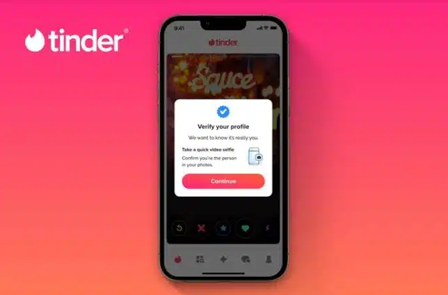 Face recognition and video selfies to be used as Tinder verification tools