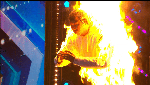 Man sets himself on fire during Britian’s Got Talent audition to “wow” judges