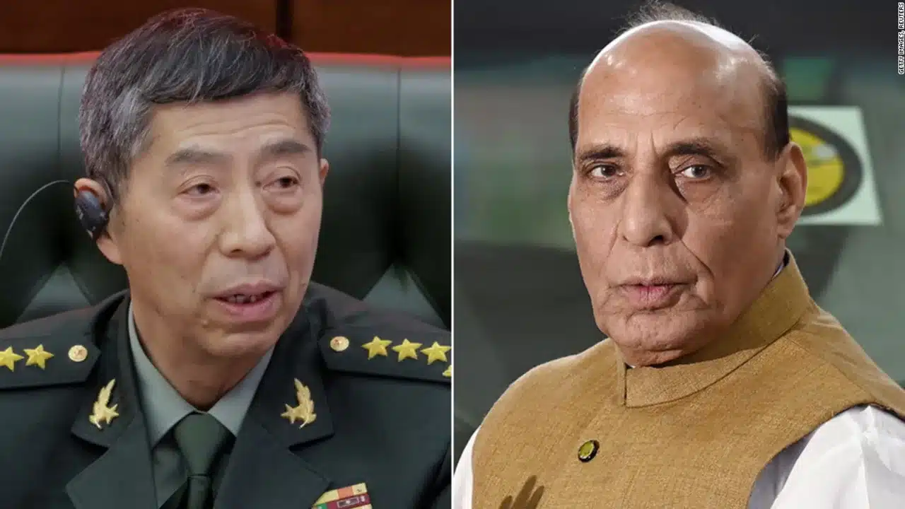 The defense ministers of India and China to speak face to face