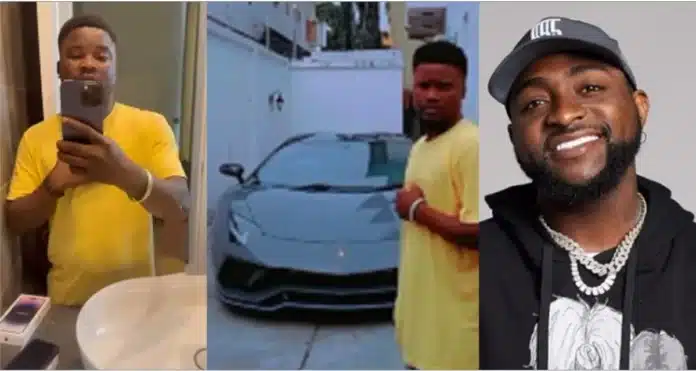  Davido buys a brand new iPhone 14 Pro Max for his housekeeper