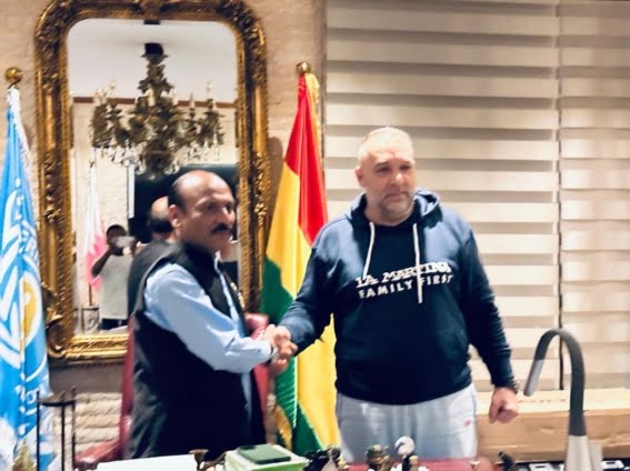 IHRC Chair, Dr Shahid Amin Khan, arrives in Ghana