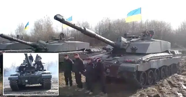 German Leopard tanks arrives in Ukraine