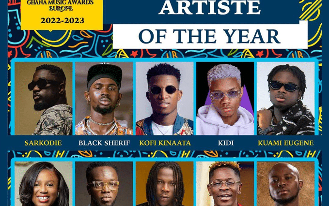 Second Ghana Music Awards Europe nominees revealed