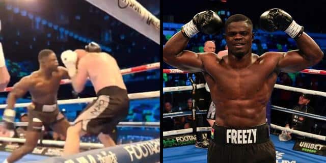 Celebrities react to emotional victory speech of Ghanaian boxer