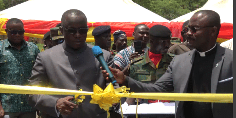 Housing units for 155 Armoured Regiment in Damongo commissioned by Defense Minister
