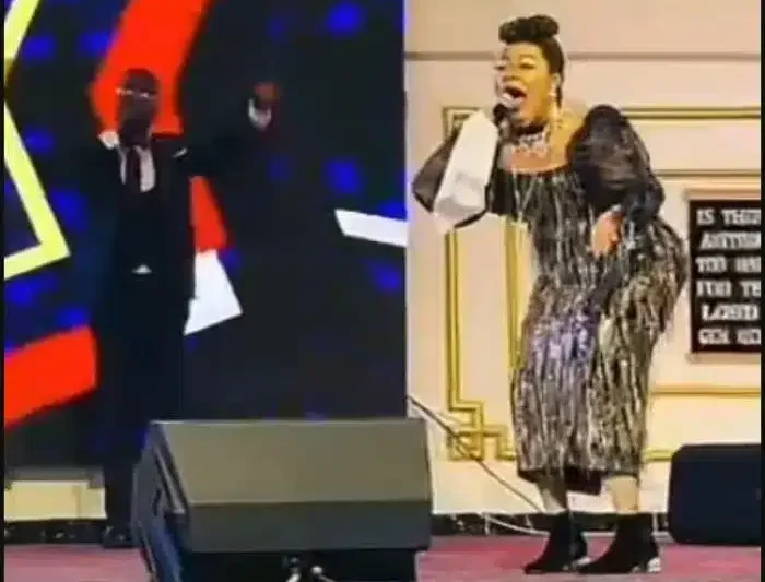 Agradaa trends after turning up at church in Santiago boots