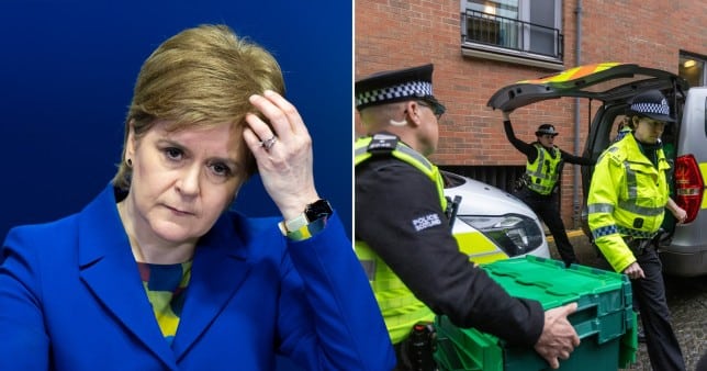 Police release Nicola Sturgeon’s husband following an inquiry into SNP finances