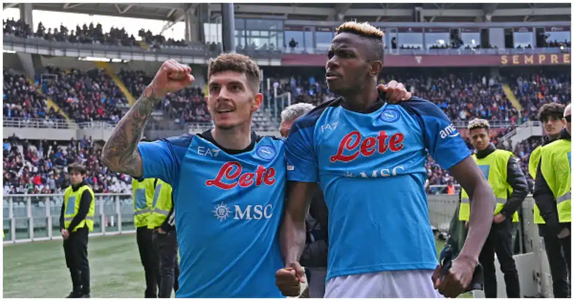Mario Balotelli wants an eye kept on Napoli star Victor Osimhen