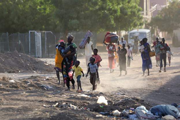 Khartoum residents flee as ‘hellish’ conditions in Sudan continue