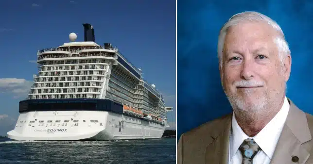 Crew of a cruise liner “left a dead passenger to rot inside a drinks cooler