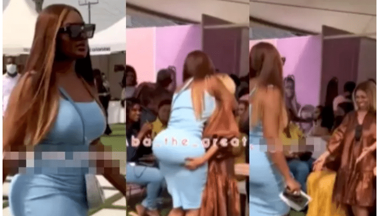 Serwaa Amihere causes stir after carrying Sandra Ankobiah