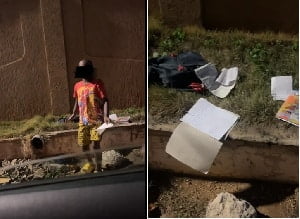5-year-old discovered studying under streetlights due to lack of electricity