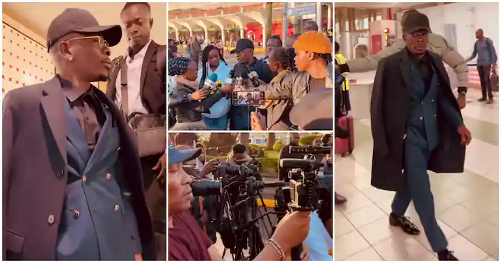Shatta Wale drips in classy overcoat and suit – Ghanaians praise his stylist