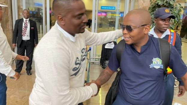 SA football club officials detained in Libyan hotel let go