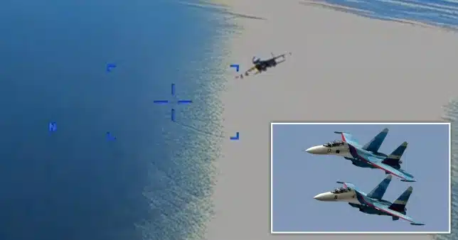 Russia almost shot down an RAF surveillance plane over the Black Sea