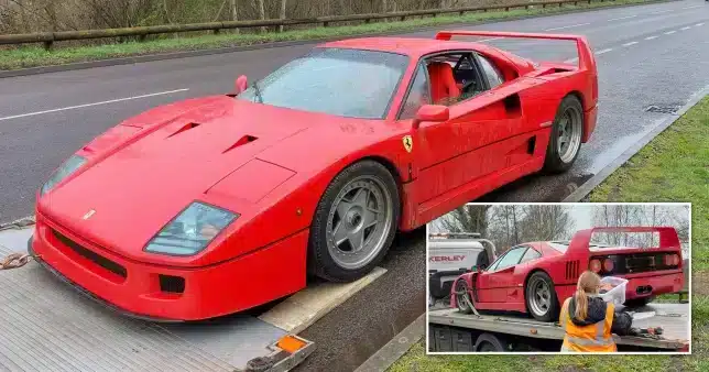 Police grab a Ferrari worth £1,000,000 for driving without insurance