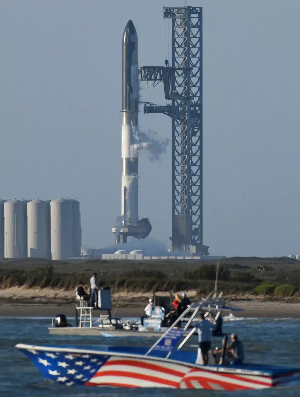 SpaceX’s Starship takes off
