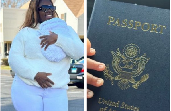 Tracey Boakye shows off new baby’s American passport