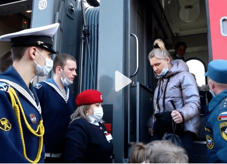 Some Ukrainian refugees from the war in Russia ended up in Siberia