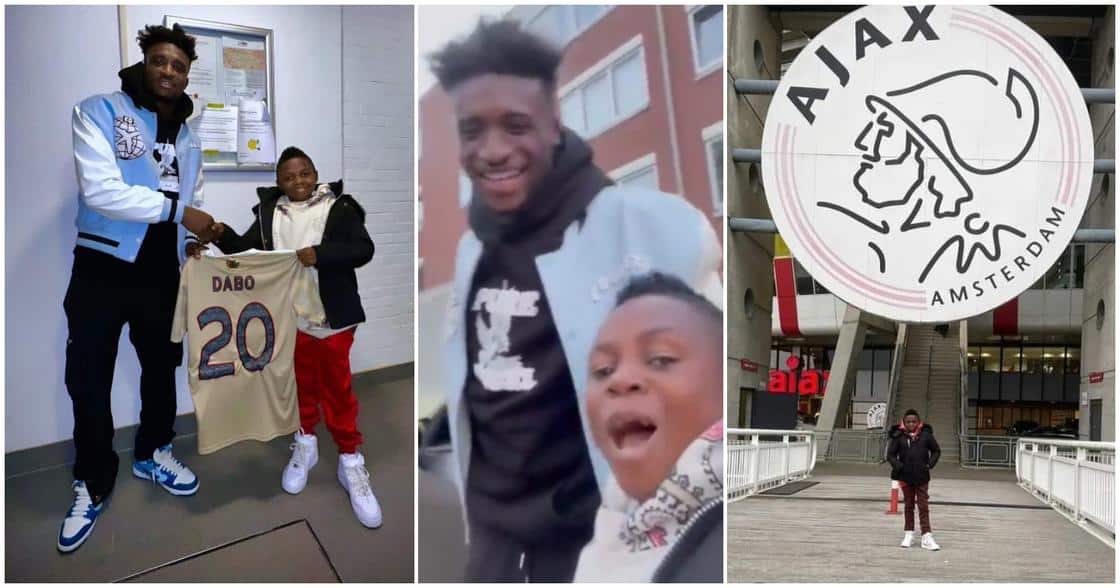 Watch videos of Yaw Dabo’s moment with Mohammed Kudus in Amsterdam