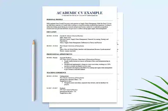 How to build an academic CV to earn a good scholarship in your graduate school pursuit