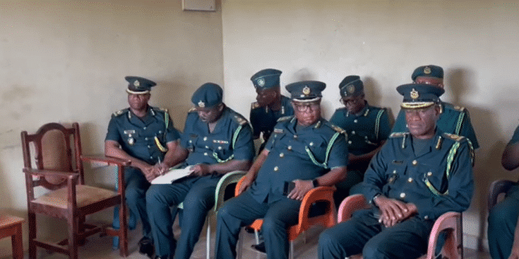 Immigration Service leadership visits family of slain officer