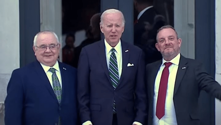 Biden in Irish parliament ahead of speech