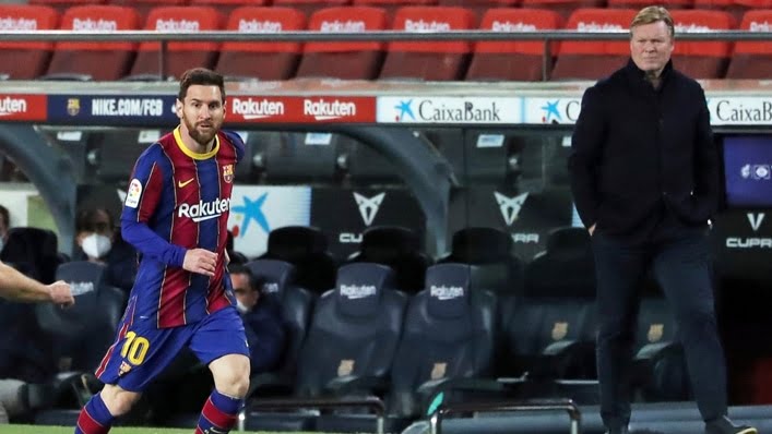 Koeman also wants Leo back to Barca ‘where he needs to be’